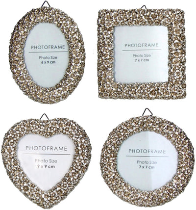 HD Collection Fotorahmen Blumen Polyresin 6x9cm
