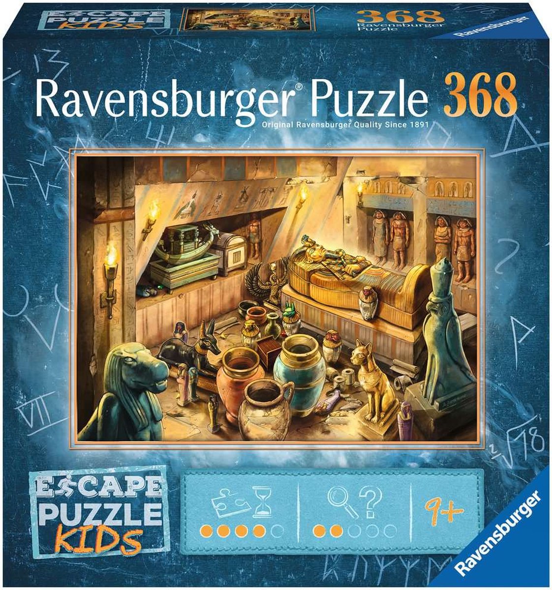 Ravensburger Puzzle Fluchtpuzzle für Kinder Ägypten – Puzzle – 368 Teile