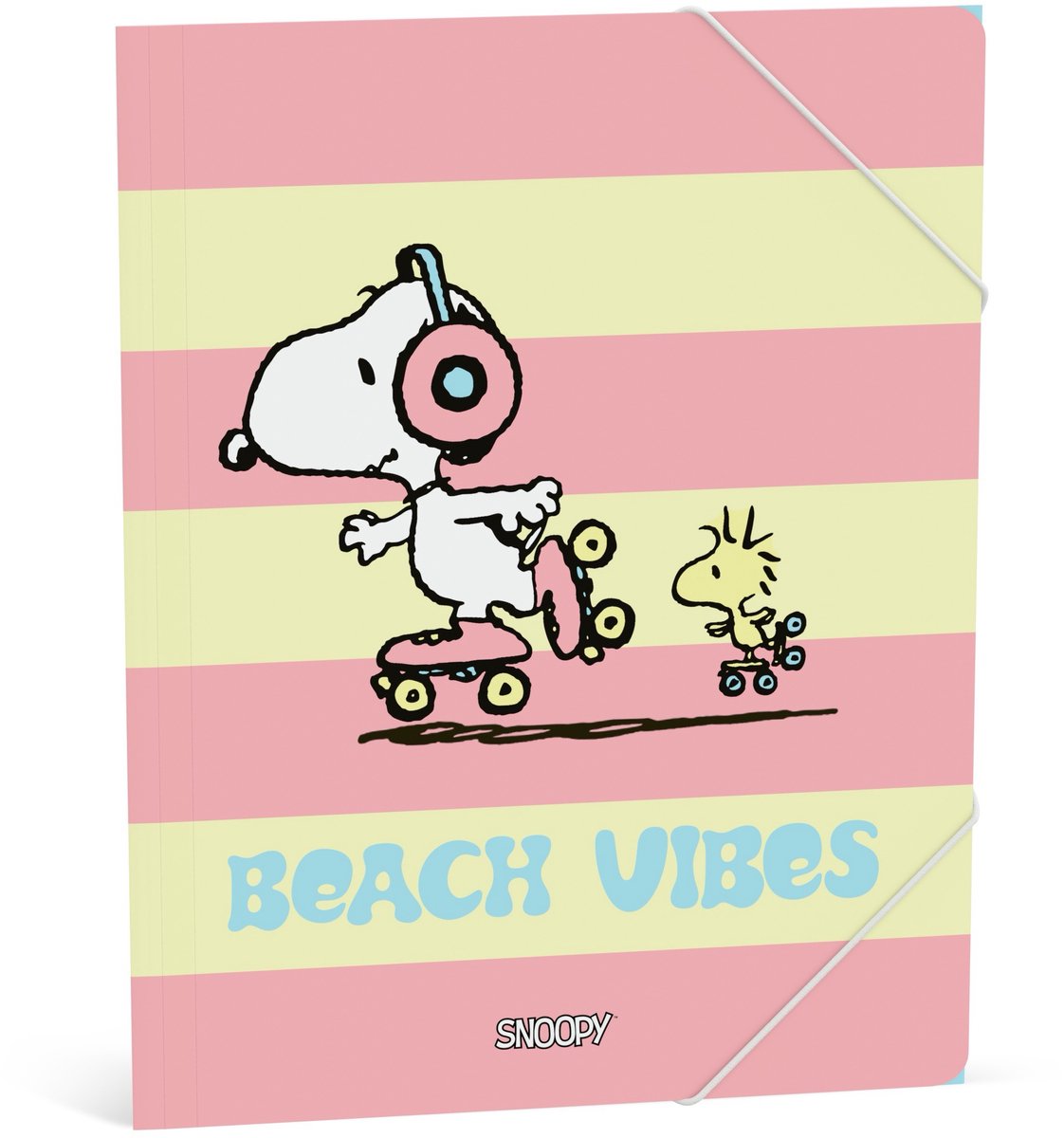 Snoopy Elasto-Ordner – rosa