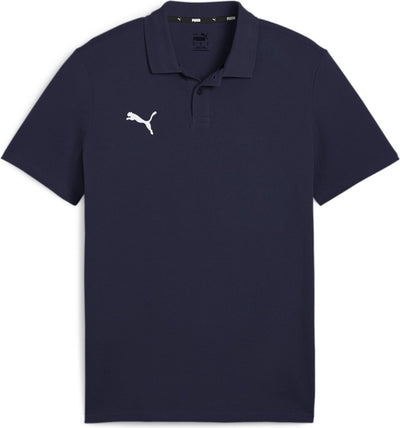Puma Teamgoal Casuals Polo-Herren-Sportshirt – Marine-Weiß