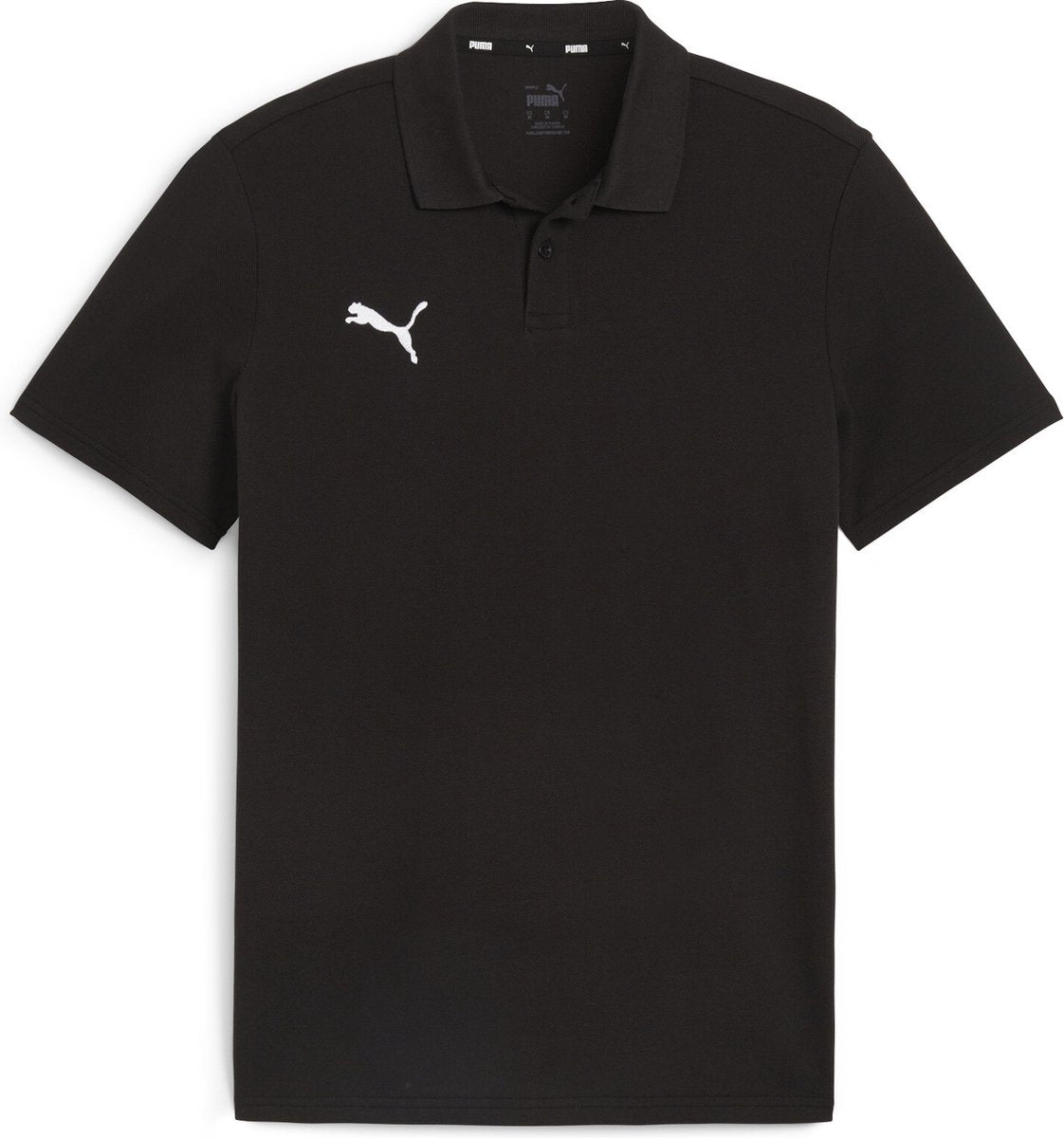 Puma Teamgoal Casuals Polo Herren-Sportshirt – Schwarz-Weiß