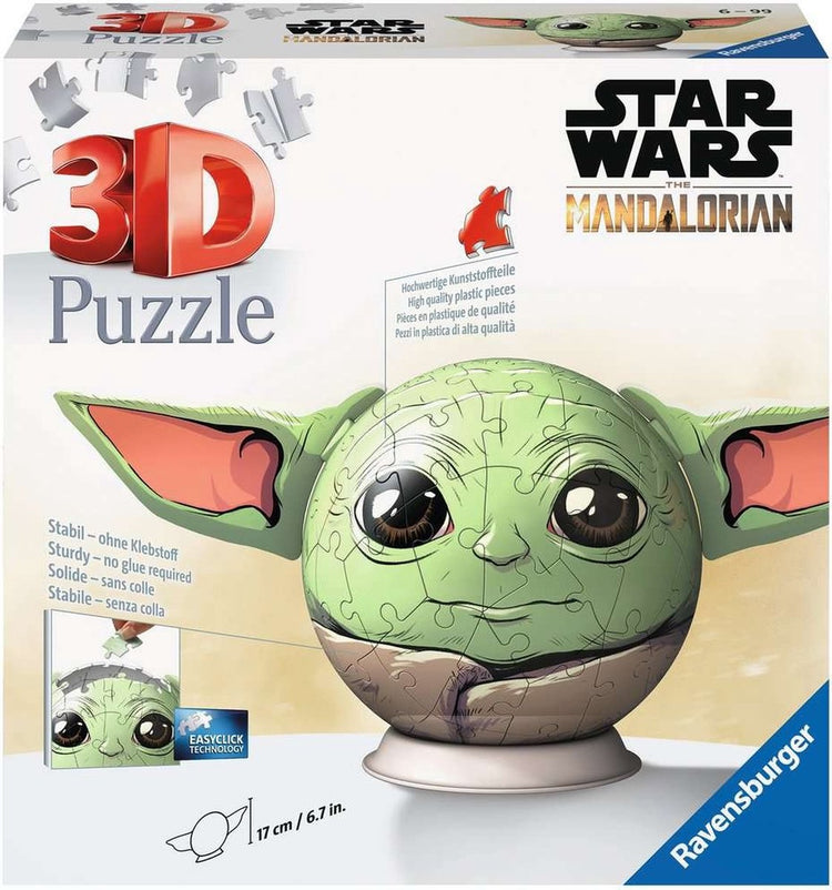 Ravensburger mandalorianischer Grogu mit Ohren – 3D-Puzzle