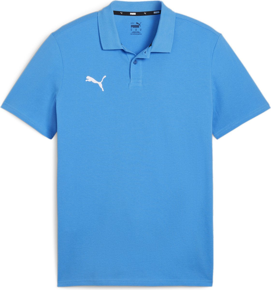 Puma Teamgoal Casuals Polo-Herren-Sportshirt – Ignite Blau-Weiß