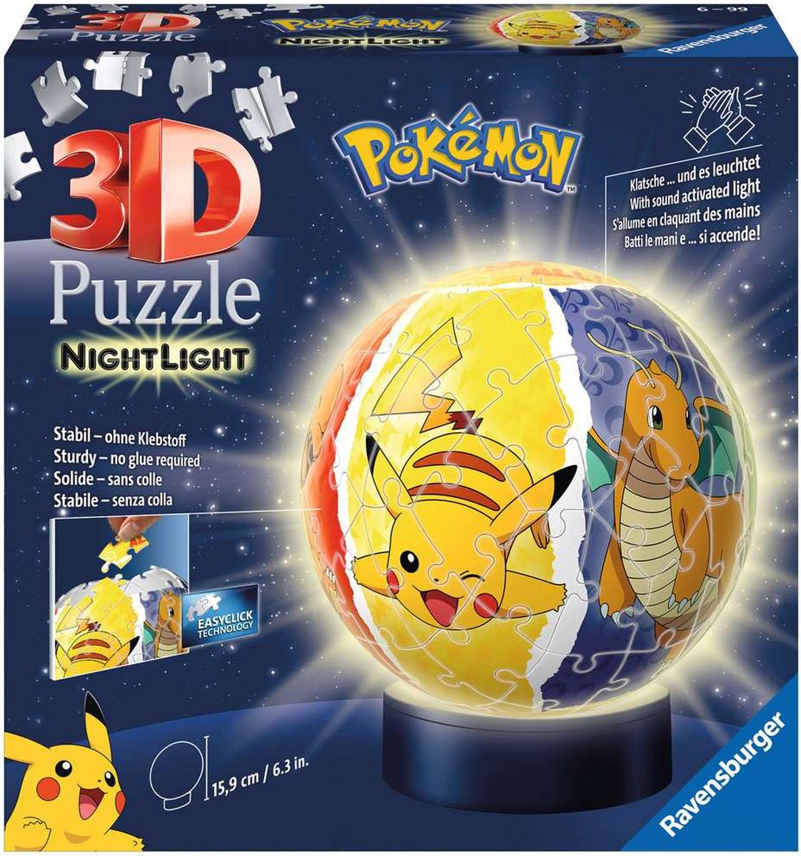 Ravensburger 3D -Puzzle Nachtlampe, 72.