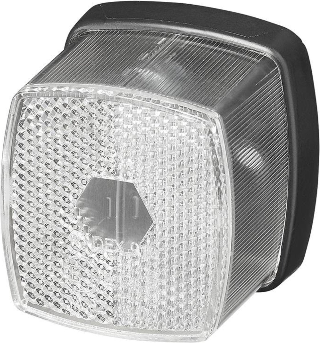 Proplus Markierungsleuchte - Seitenleuchte - Umrissleuchte - Reflektor - Weiß - 65 x 60 mm