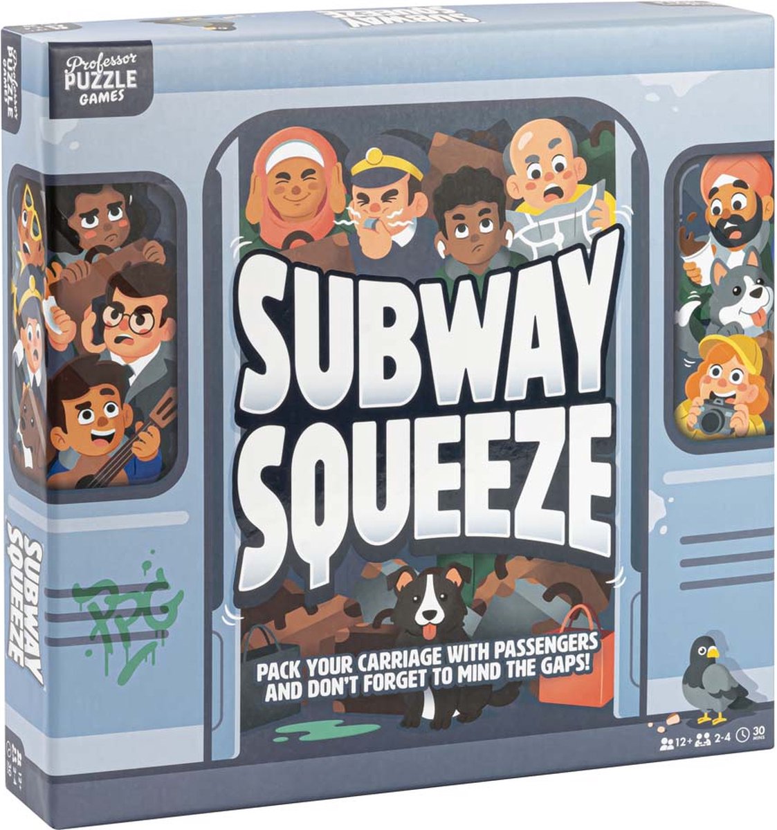 Professor Puzzle Subway Squeeze - Puzzlespiel - Englisch -
