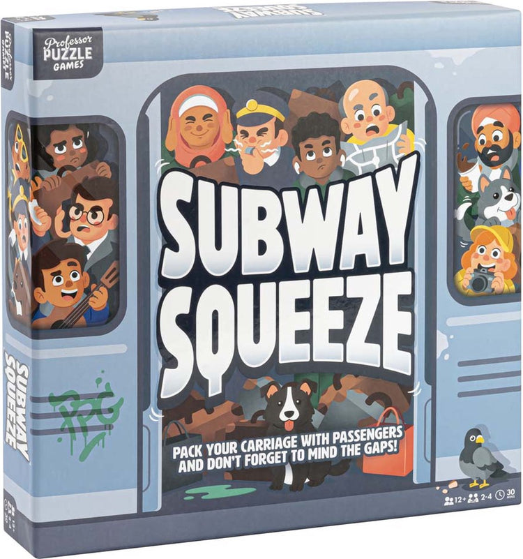 Professor Puzzle Subway Squeeze - Puzzlespiel - Englisch -