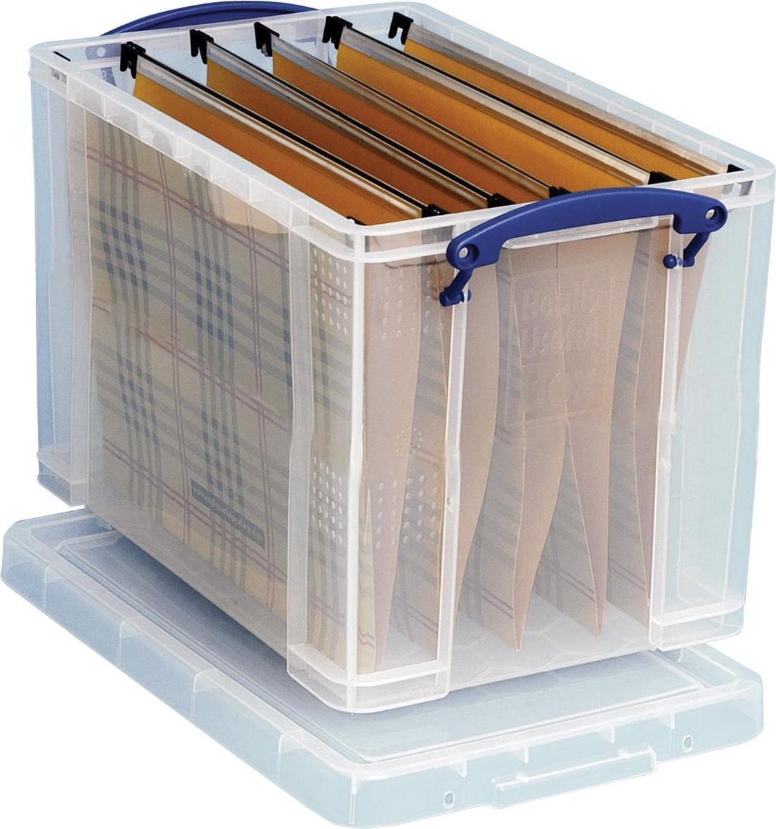 Wirklich nützliche Box – 19l – transparent – 10 Hängeregister