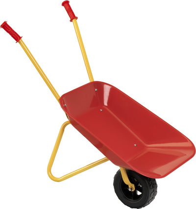 Klein Toys - Kinderschubkarre aus Metall - Rot - Tragkraft 10 kg