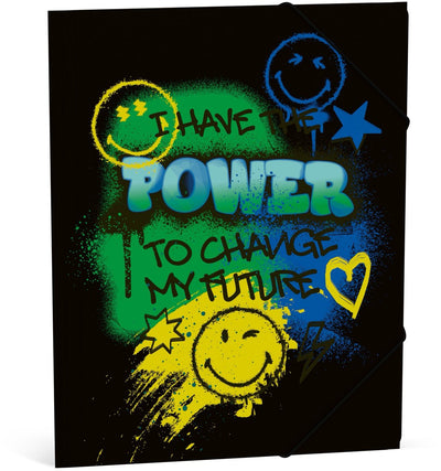 Smileyworld Smiley World Elasto-Ordner – Schwarz