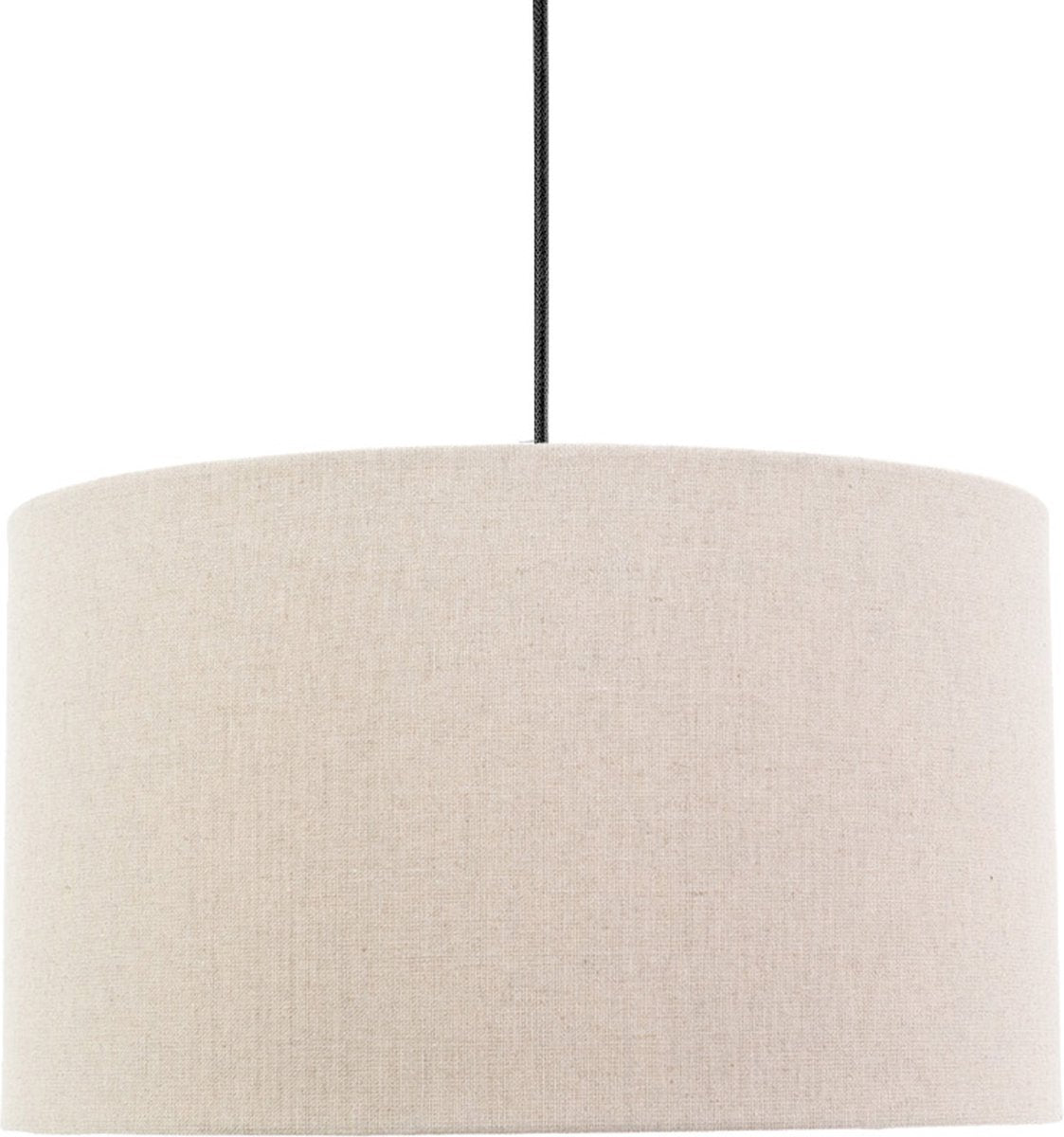 Eglo feniglia Hängelampe - e27 - ø 38 cm - Beige|Schwarz - Leinen