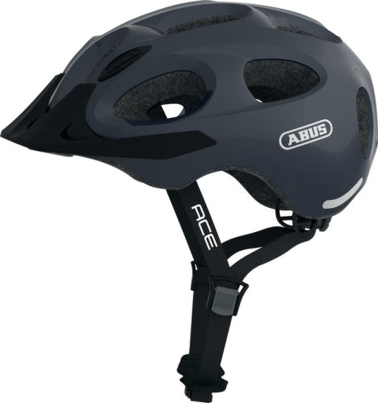Abus youn-i ace - Fahrradhelm metallic blau S (48 - 54 cm)