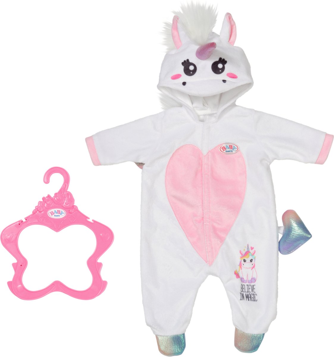 Baby geborenes von Baby geborener Einhorn -Strampler