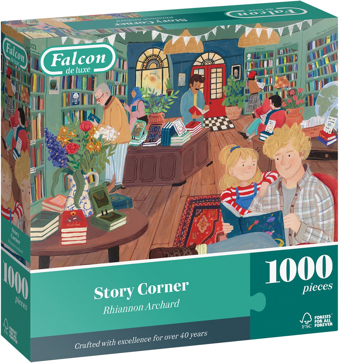 Falcon Story Corner – Puzzle für Erwachsene – 1000 Teile