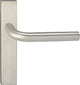 Impresso Dursley Hocker mit Schild, quadratisch, mit Blindabdeckung aus Edelstahl