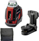 Einhell Kreuzlinienlaser Te-ll 360 g - Arbeitsbereich 40 m - 360° - grüner Laser - horizontal vertikal - Nivellierbereich 4° - inkl. höhenverstellbarer Wandhalter - inkl. praktische Aufbewahrungstasche