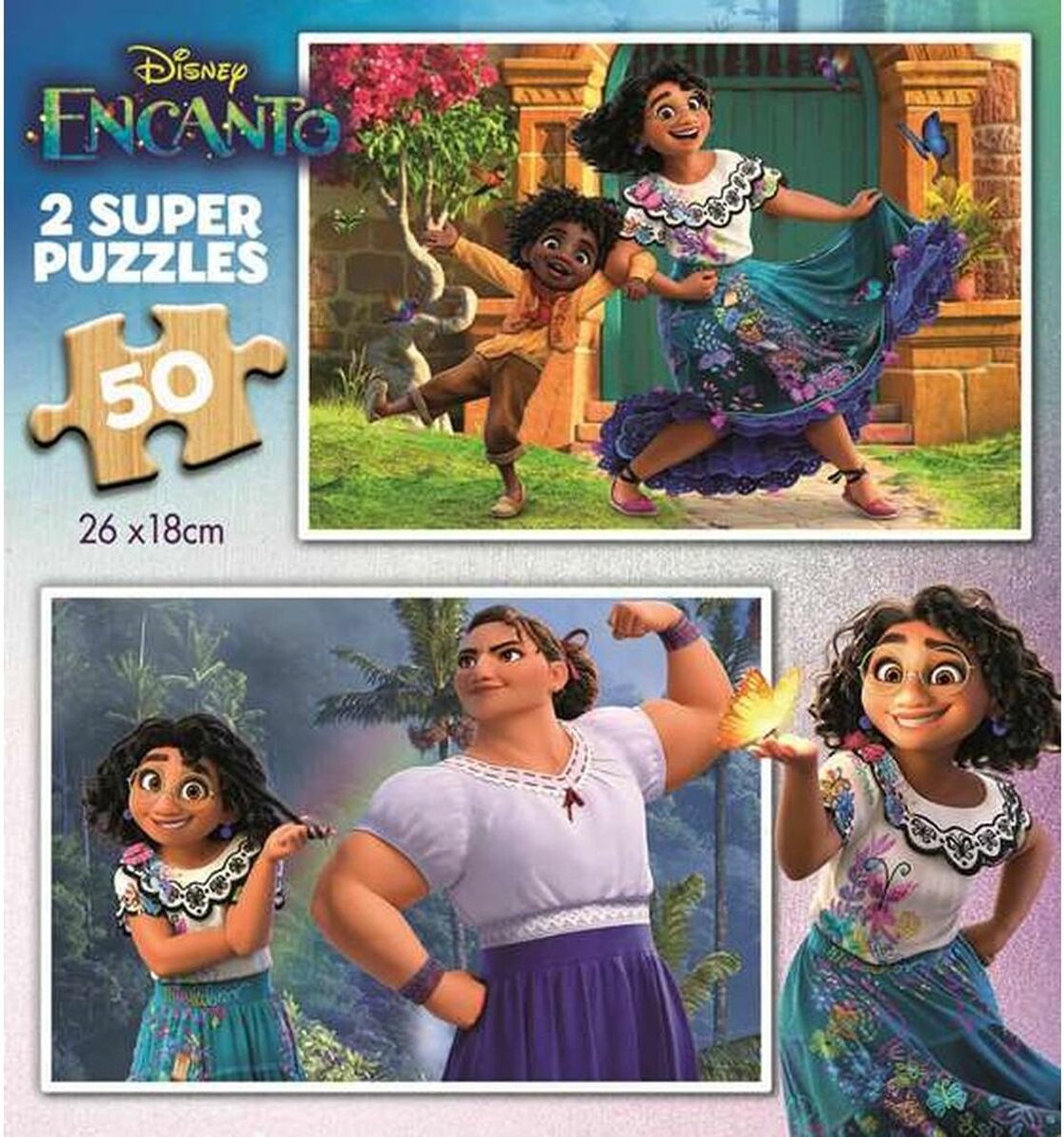 Educa - Puzzle - 2 x 50 Teile - Encanto