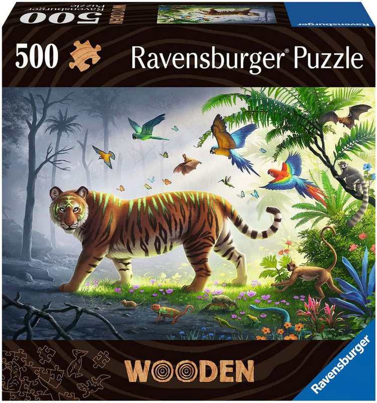 Ravensburger Holzrätsel Tiger im Dschungel, 500st.