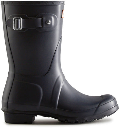 Hunter Damen Regenstiefel Damen Original kurz – Blau – Größe 43