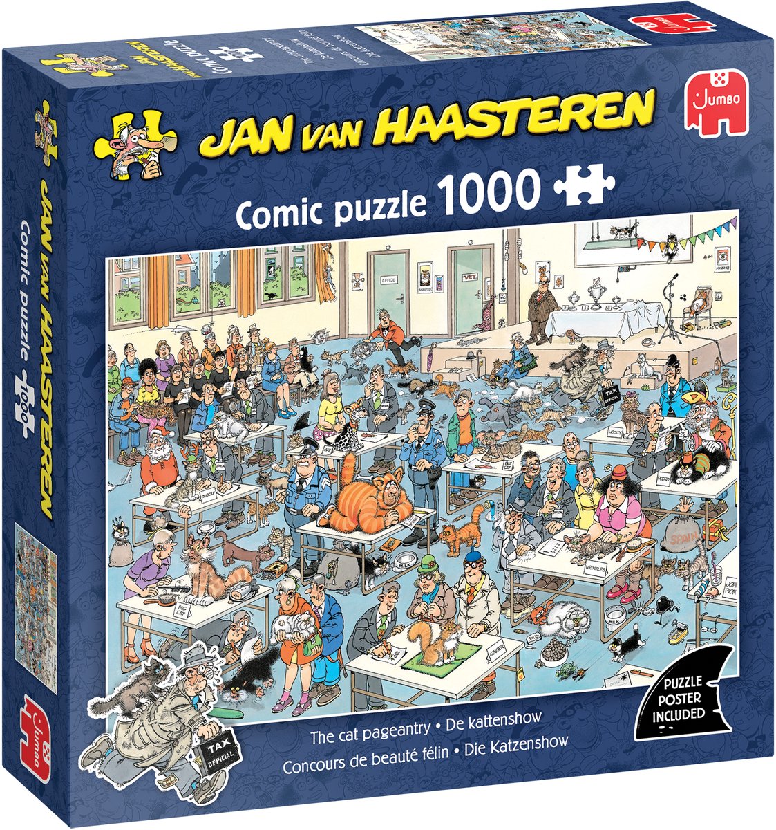 Jan Van Haasteren Jigsaw Puzzle Cat Show, 1000st.