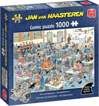 Jan Van Haasteren Jigsaw Puzzle Cat Show, 1000st.