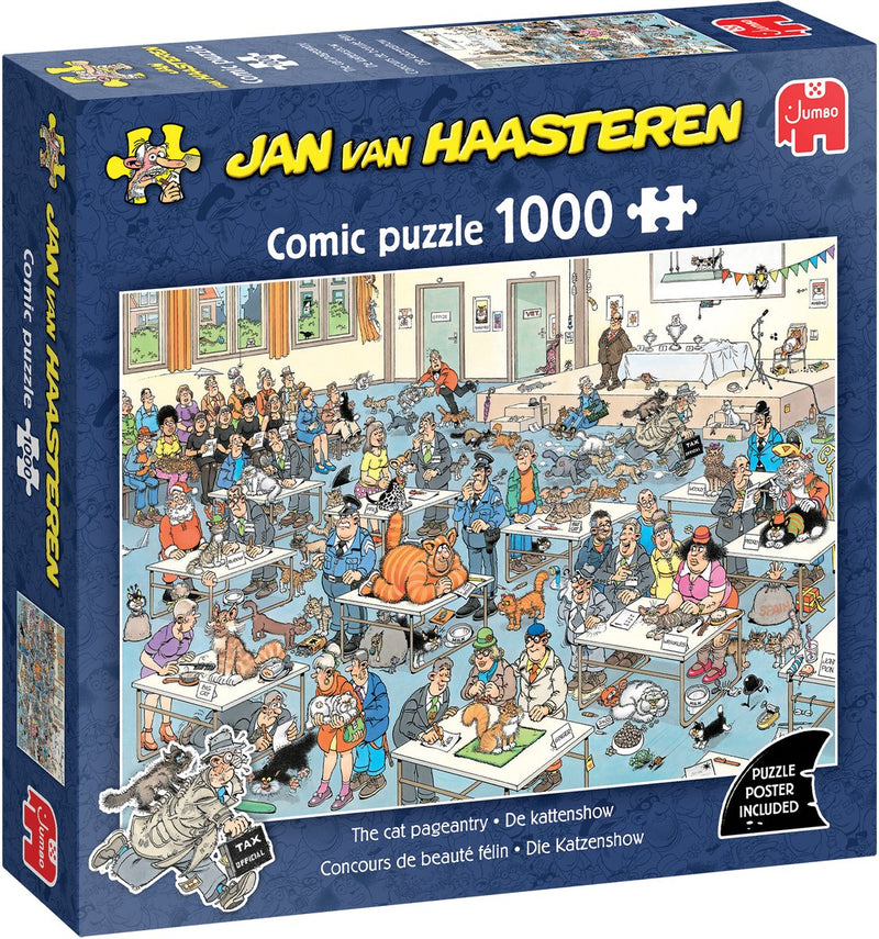 Jan Van Haasteren Jigsaw Puzzle Cat Show, 1000st.