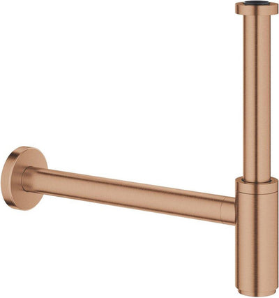 Grohe Design-Siphon 1 1 4 minimalistisch gebürstet warmer Sonnenuntergang