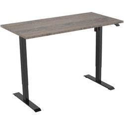 Euroseats Schreibtisch schwarz, Logan B000BL140log 80 x 750-1235 x 140 mm