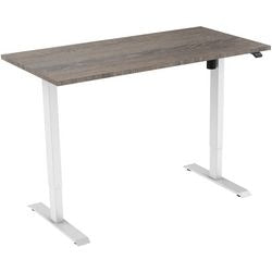 Euroseats Schreibtisch weiß, Logan B000wh120log 80 x 750-1235 x 120 mm