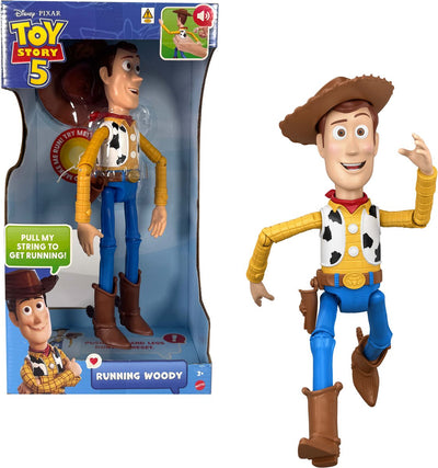Mattel Disney und Pixar Toy Story 5 laufende Woody-Actionfigur von 30 cm – mehr als 50 Sounds – Niederländisch