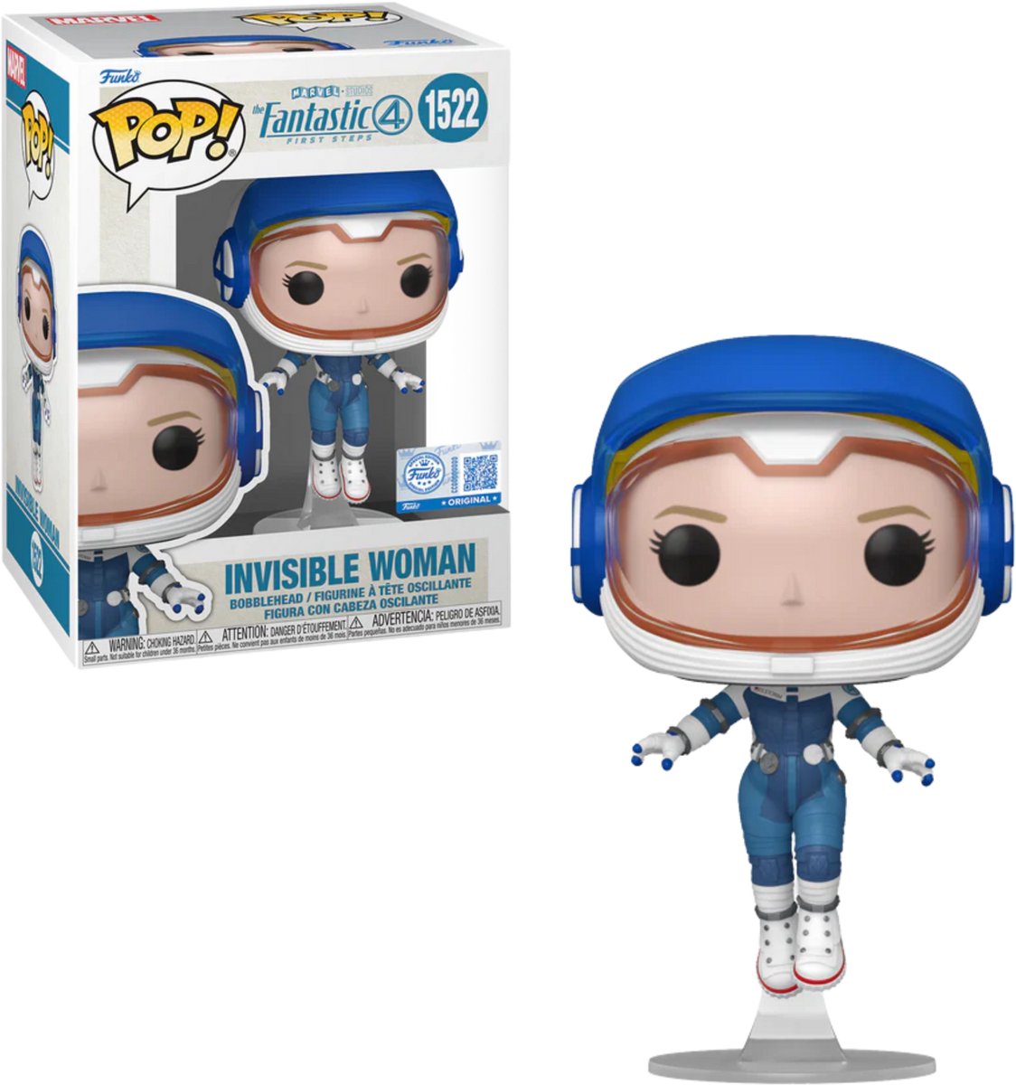 Funko Pop Fantastic 4: Invisible Woman – Pop #1522