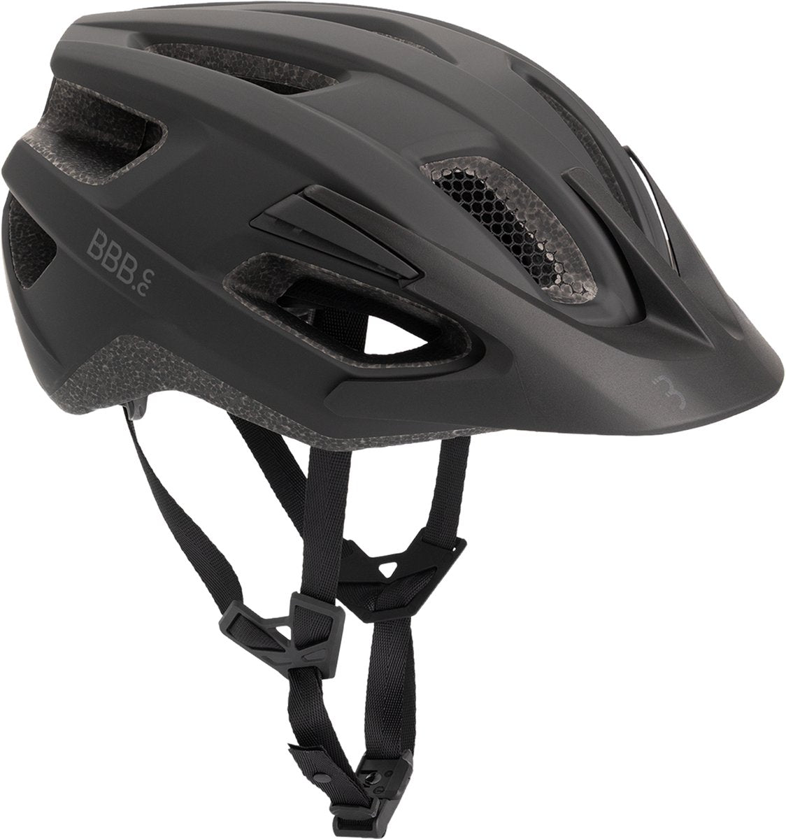 BBB Cycling Kite 3.0 Fidlock Fahrradhelm Erwachsene – MTB-Helm Rennradhelm – Fahrradhelm – Fahrradhelm Damen – Fahrradhelm Herren – Mattschwarz Größe S (52-55) – BHE-30