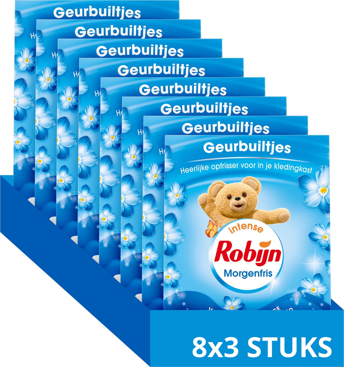 Robijn – Duftsäckchen mit intensivem, morgendlichem Frischeduft – 24 Stück – Vorteilspackung
