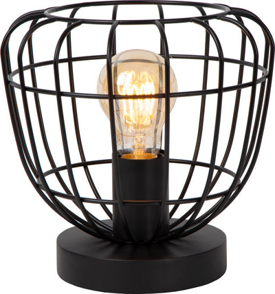 Lucide Filox - Tischlampe - ø 20 cm - 1xe27 - schwarz