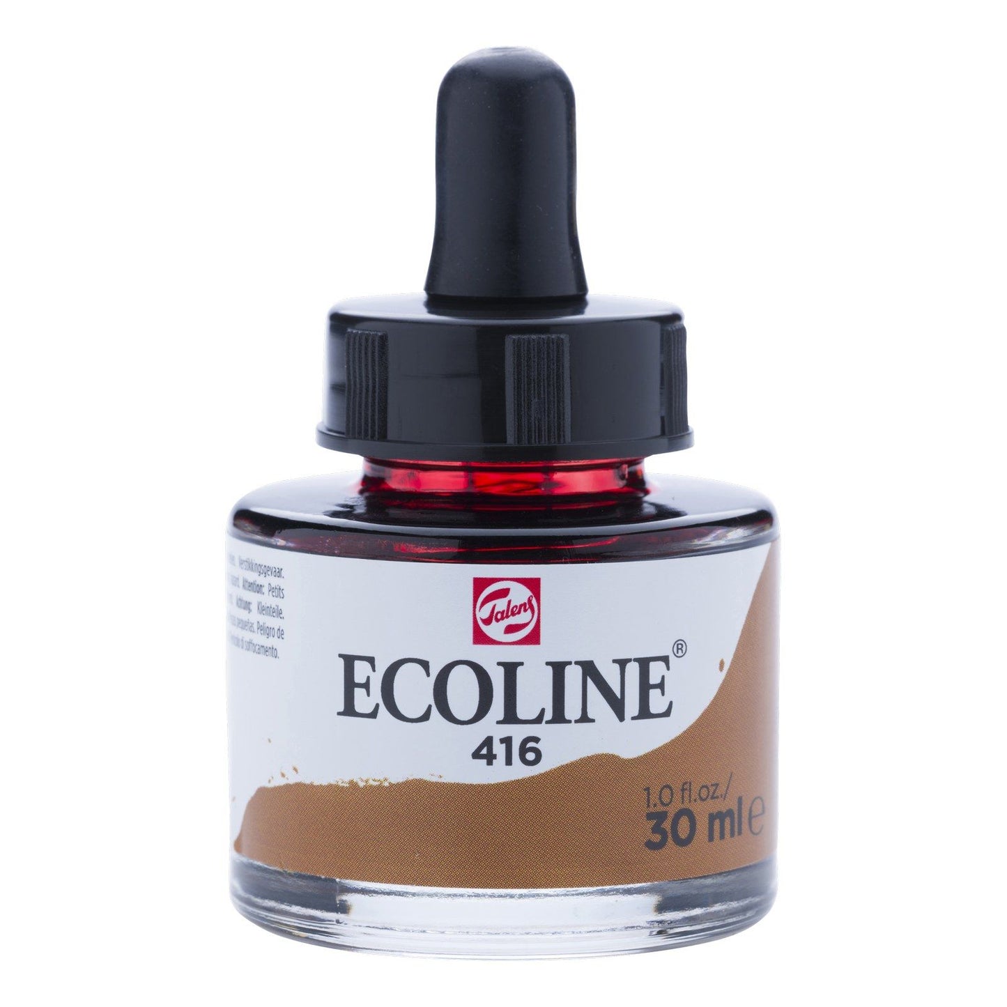 Ecoline • flüssige Aquarellflasche 30 ml Sepia 416