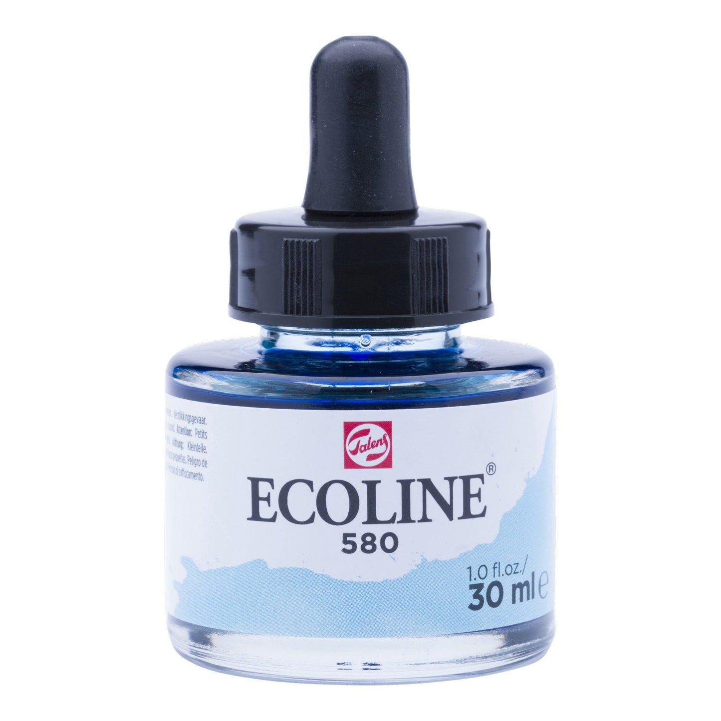Ecoline • flüssiges Aquarell, Flasche 30 ml, Pastellblau 580