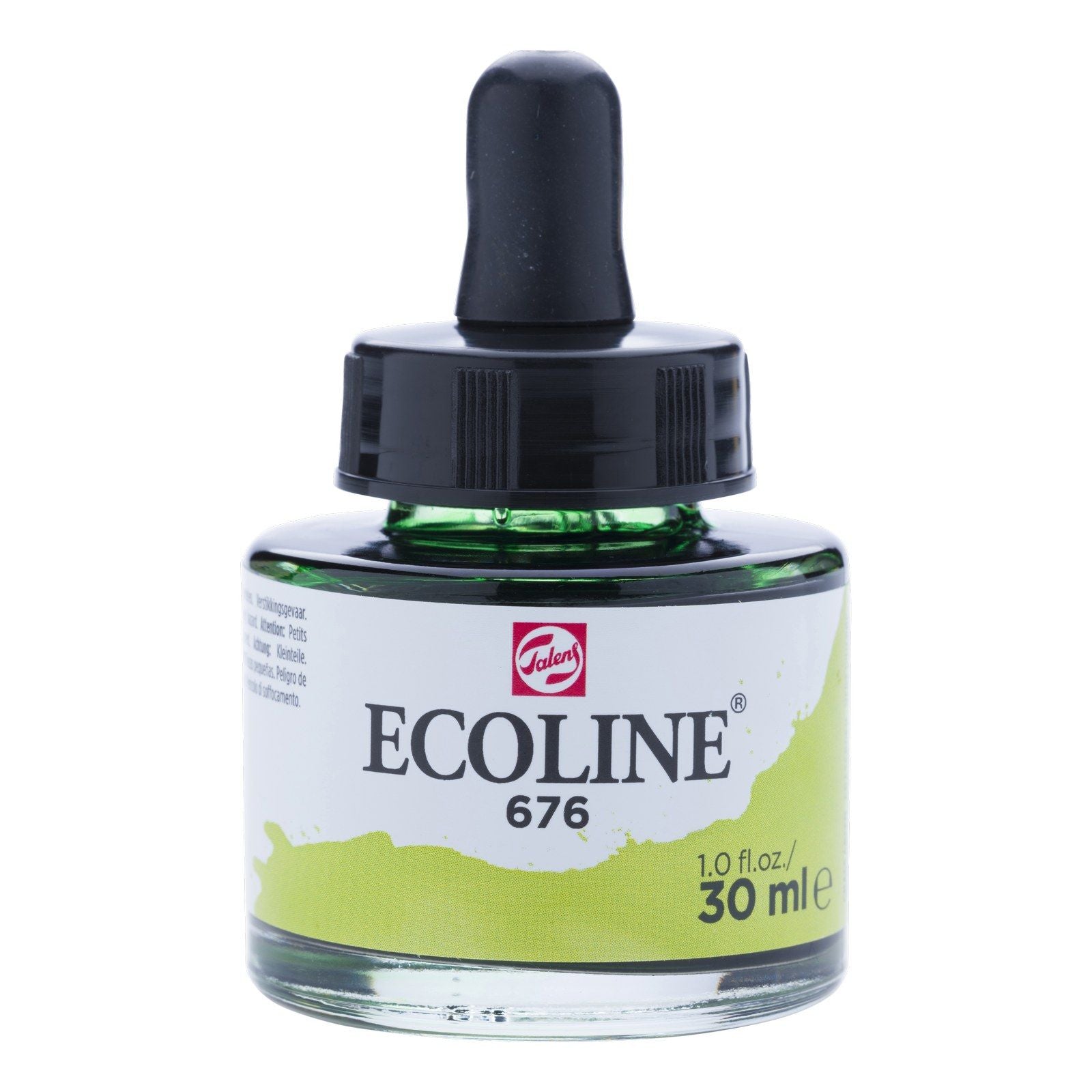 Ecoline • flüssige Aquarellflasche 30 ml Grasgrün 676