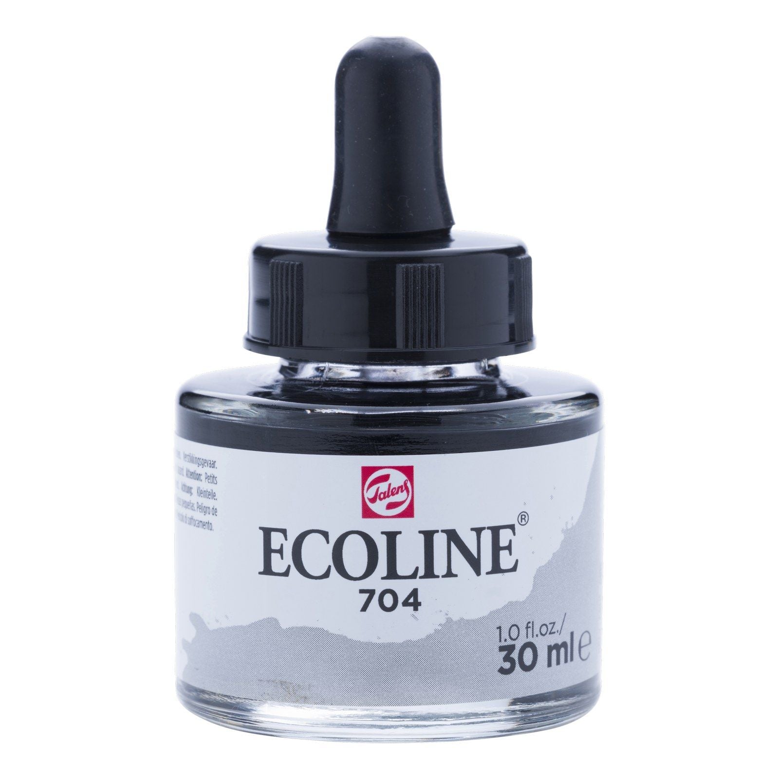Ecoline • flüssige Aquarellflasche 30 ml Grau 704