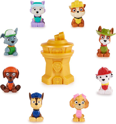 Spin Master Paw Patrol 10. Jubiläum – 5 cm große Minifiguren in Aussichtsturm-Überraschungsverpackung – Stile können variieren
