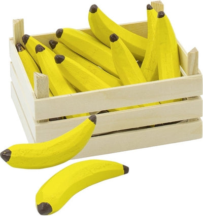 Goki -Holzbananen in Coffin, 10dlg.