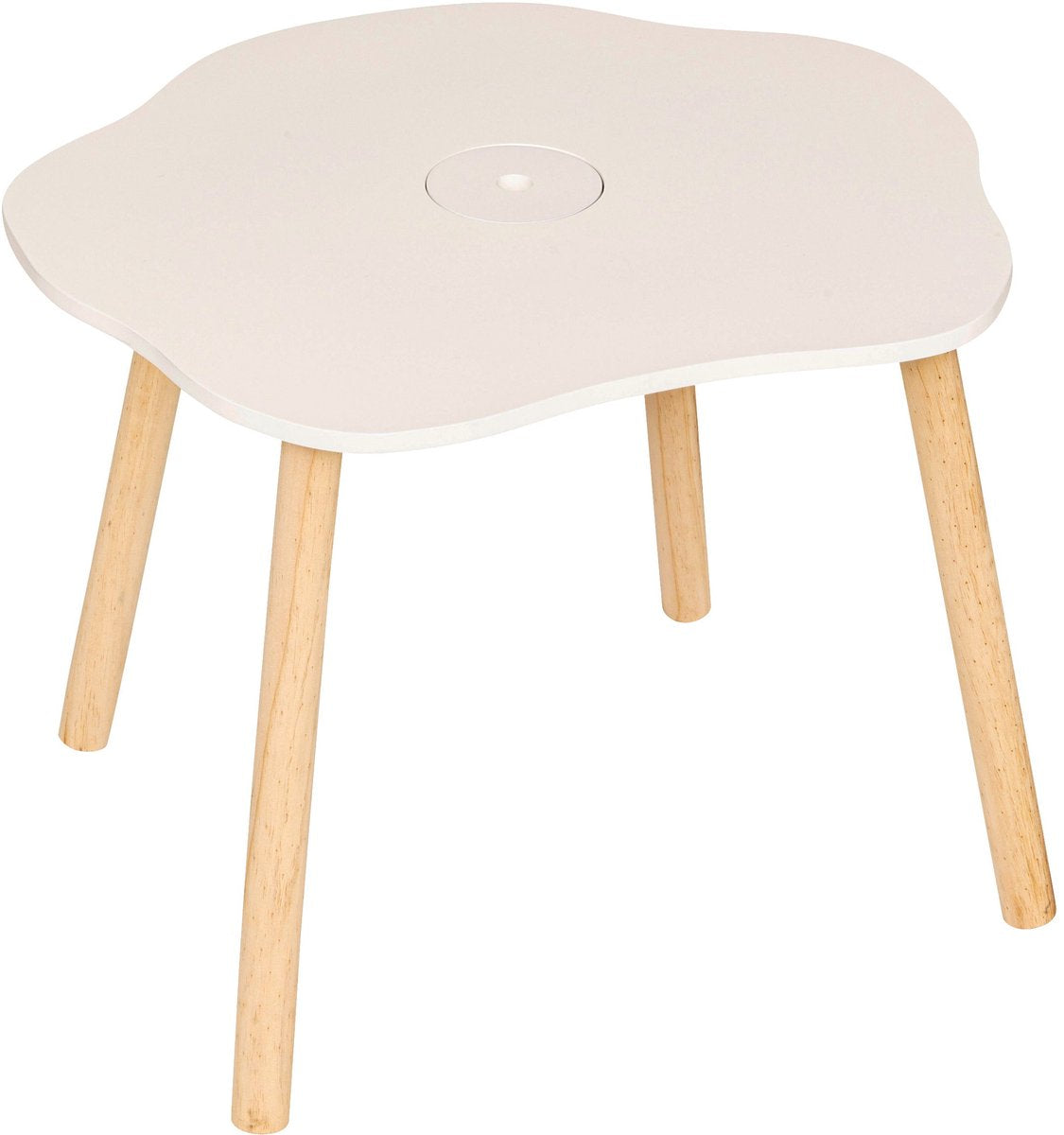 Atmosphera Kids Zeichentisch Kindertisch Blume 55x48xh43cm - weiß