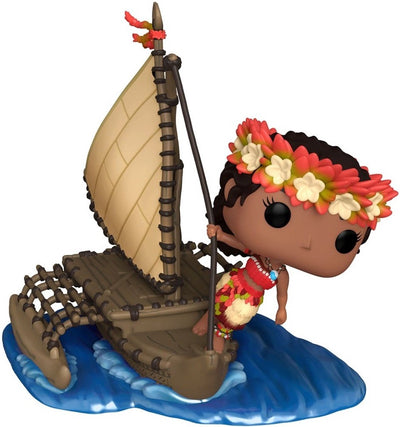 Funko Moana Sammelfigur Disneys 100-jähriges Jubiläum Pop! Fahrgeschäfte Super Deluxe Moana Finale 15 cm mehrfarbig