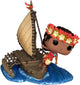 Funko Moana Sammelfigur Disneys 100-jähriges Jubiläum Pop! Fahrgeschäfte Super Deluxe Moana Finale 15 cm mehrfarbig