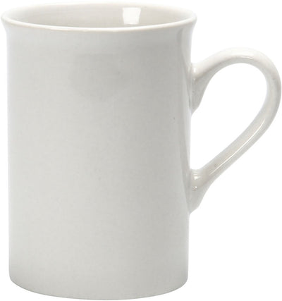 Creativ Company Becher, H: 10 cm, T 7,4 cm, 245 ml, weiß, 1 Stück