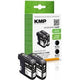 Tintenpatrone kmp 2 x lc-123bk schwarz