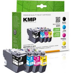 Tintenpatrone kmp Brother lc-3219valdr schwarz, cyan, magenta, gelb