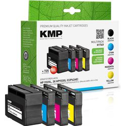 Tintenpatrone kmp hp 932xl hp933xl schwarz, cyan, magenta, gelb