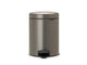Brabantia Brabantia Newicon Pedal Bin 5L Platinum