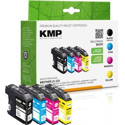 Tintenpatrone kmp Brother LC-223 Schwarz, Cyan, Magenta, Gelb