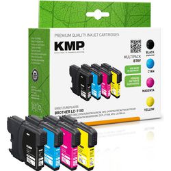 Tintenpatrone kmp lc-1100valbp schwarz, cyan, magenta, gelb